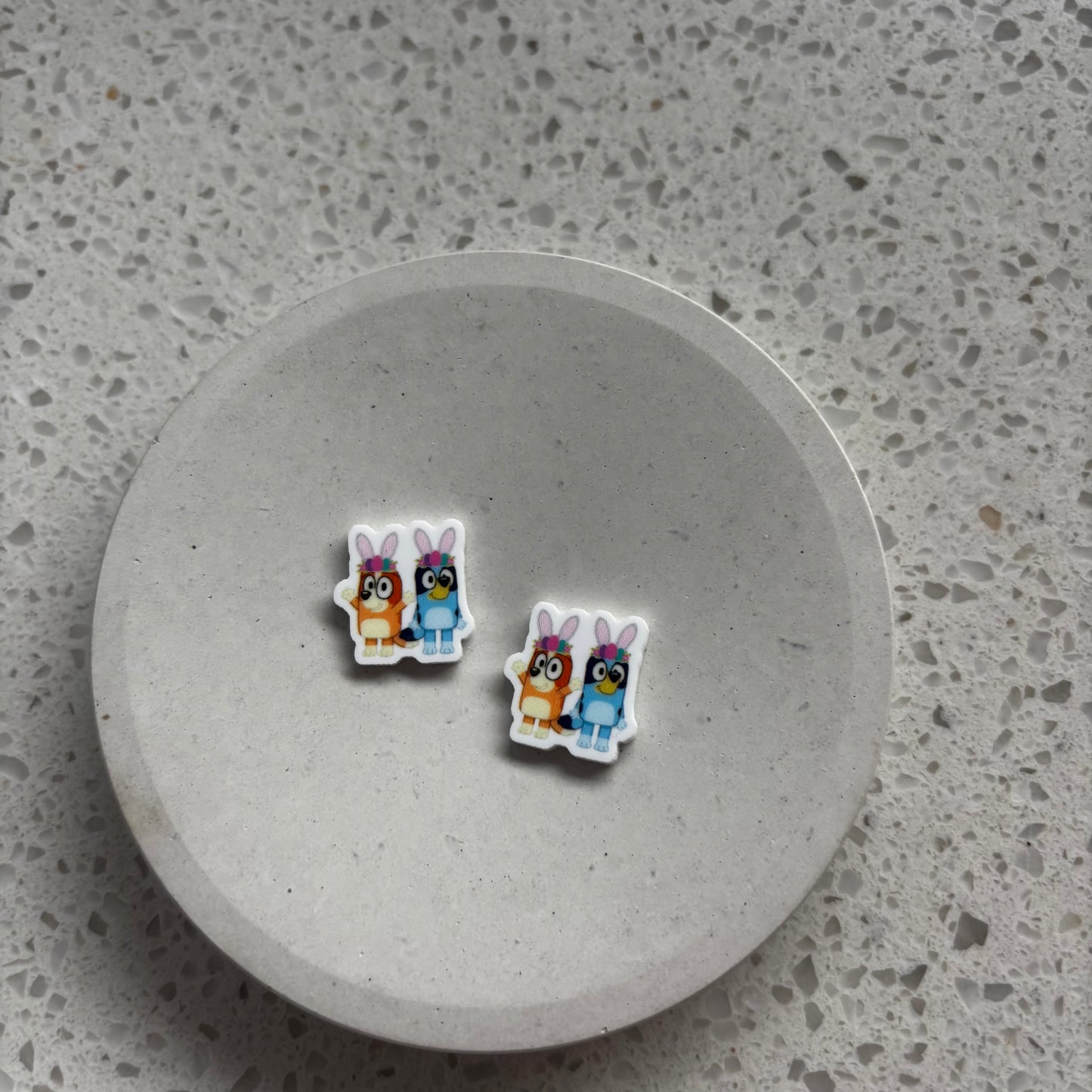 Easter Bluey Planar Stud