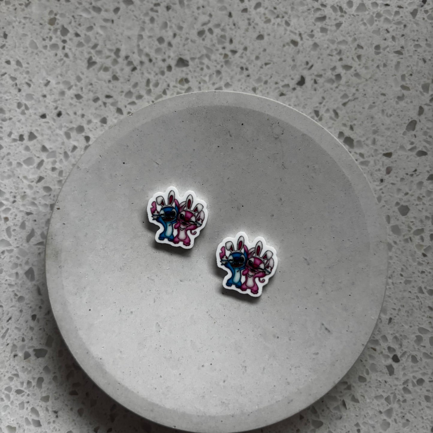 Stitch & Angel Planar Stud