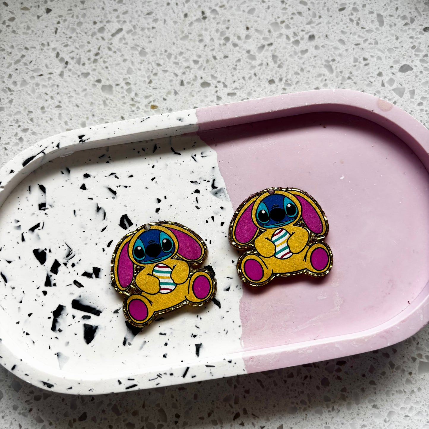 Stitch Easter Dangles