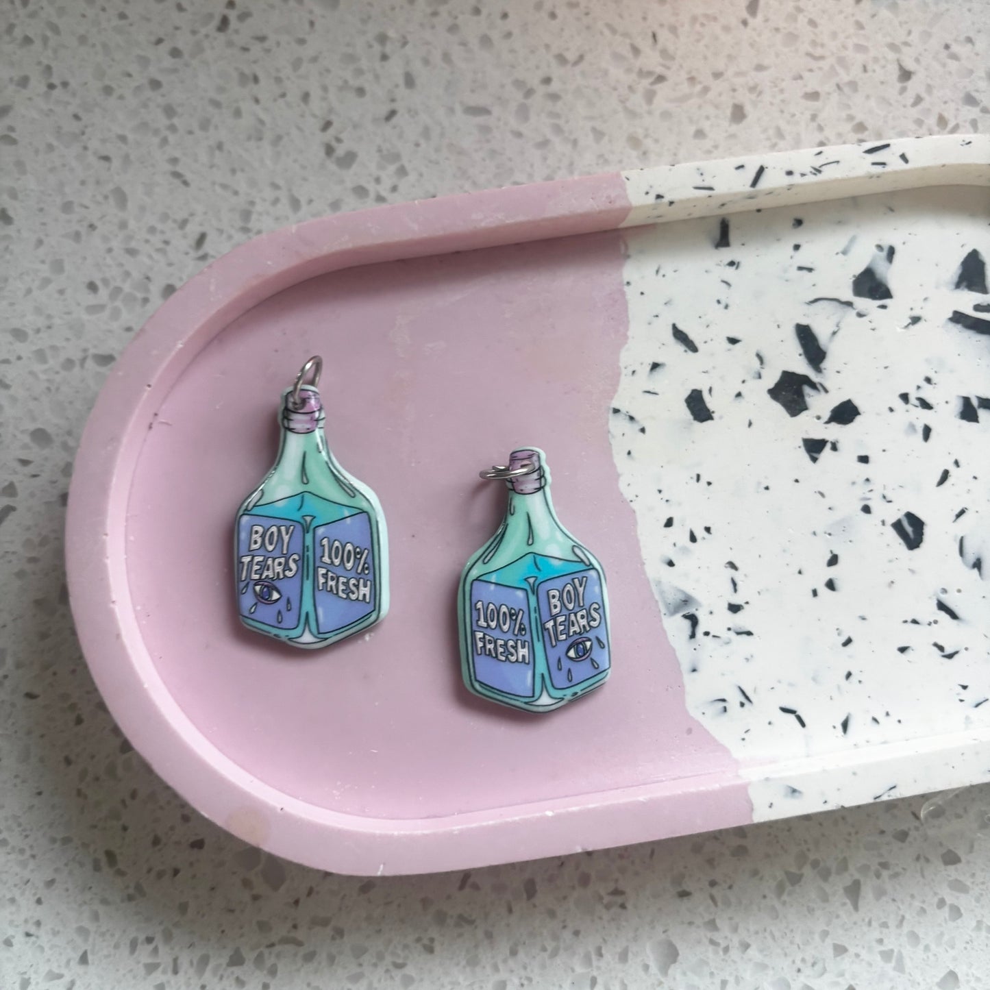 Boy’s Tears Bottle Dangles