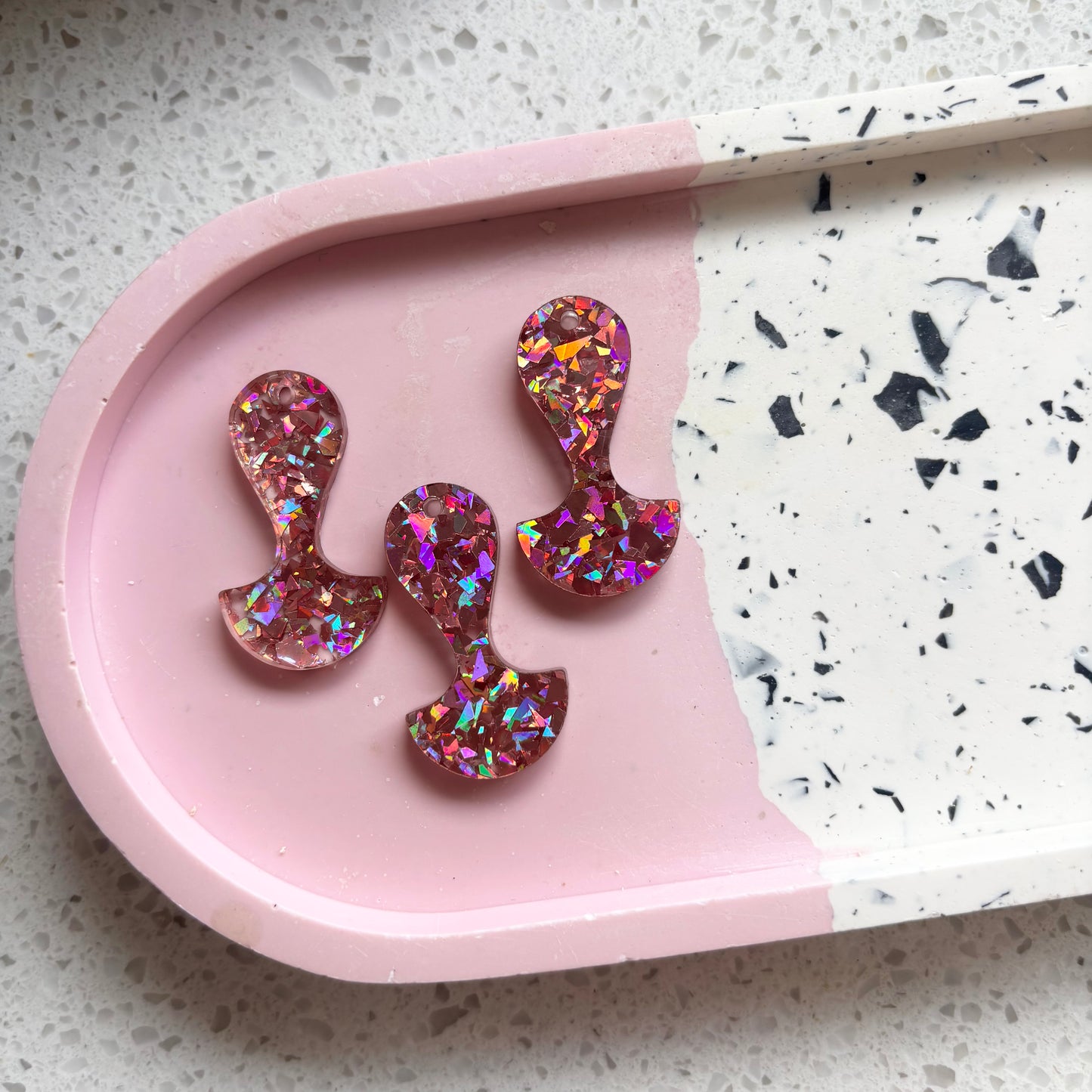 Rose Gold Holographic Token