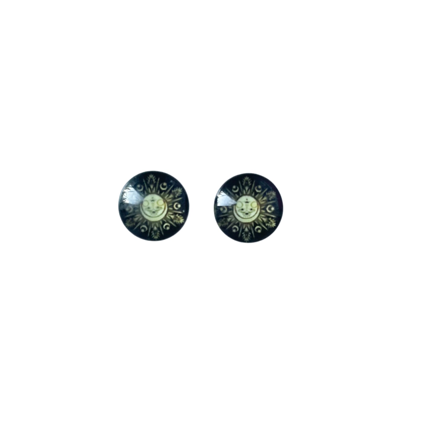 Space Glass Dome Studs