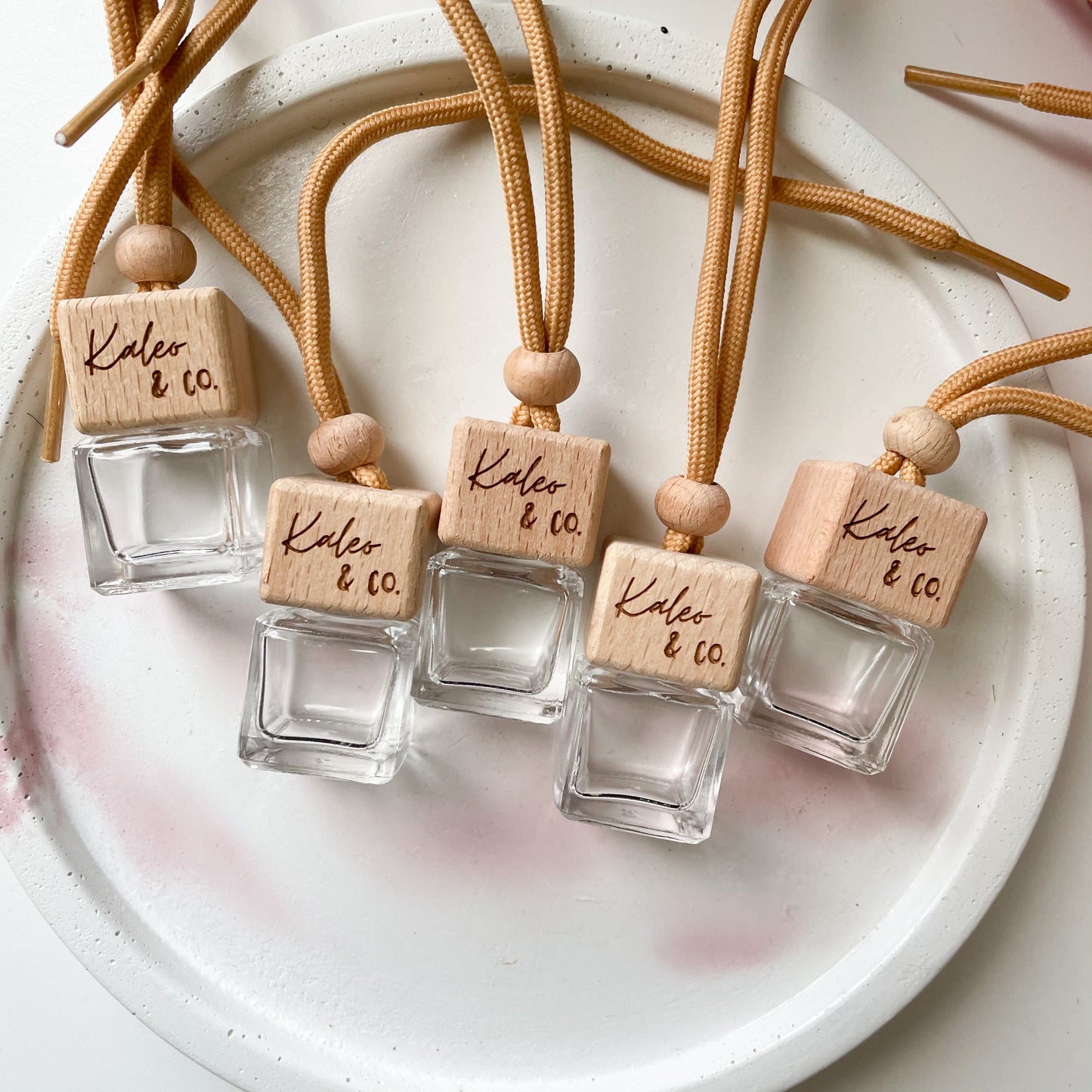 Custom Engraved Wooden Hanging Diffuser (MOQ OF 10)