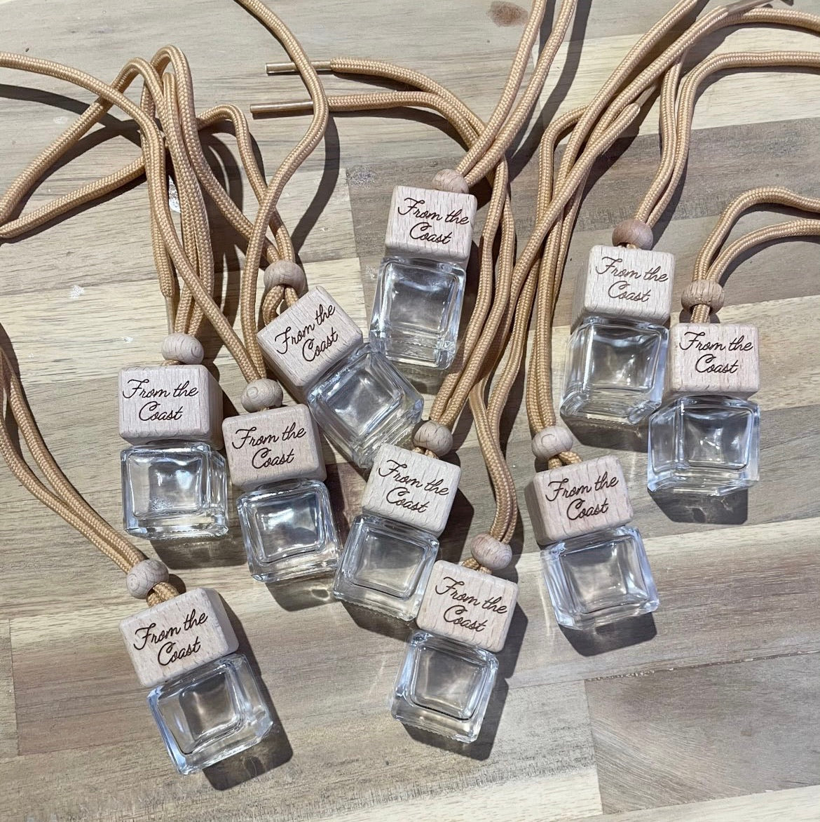 Custom Engraved Wooden Hanging Diffuser (MOQ OF 10)