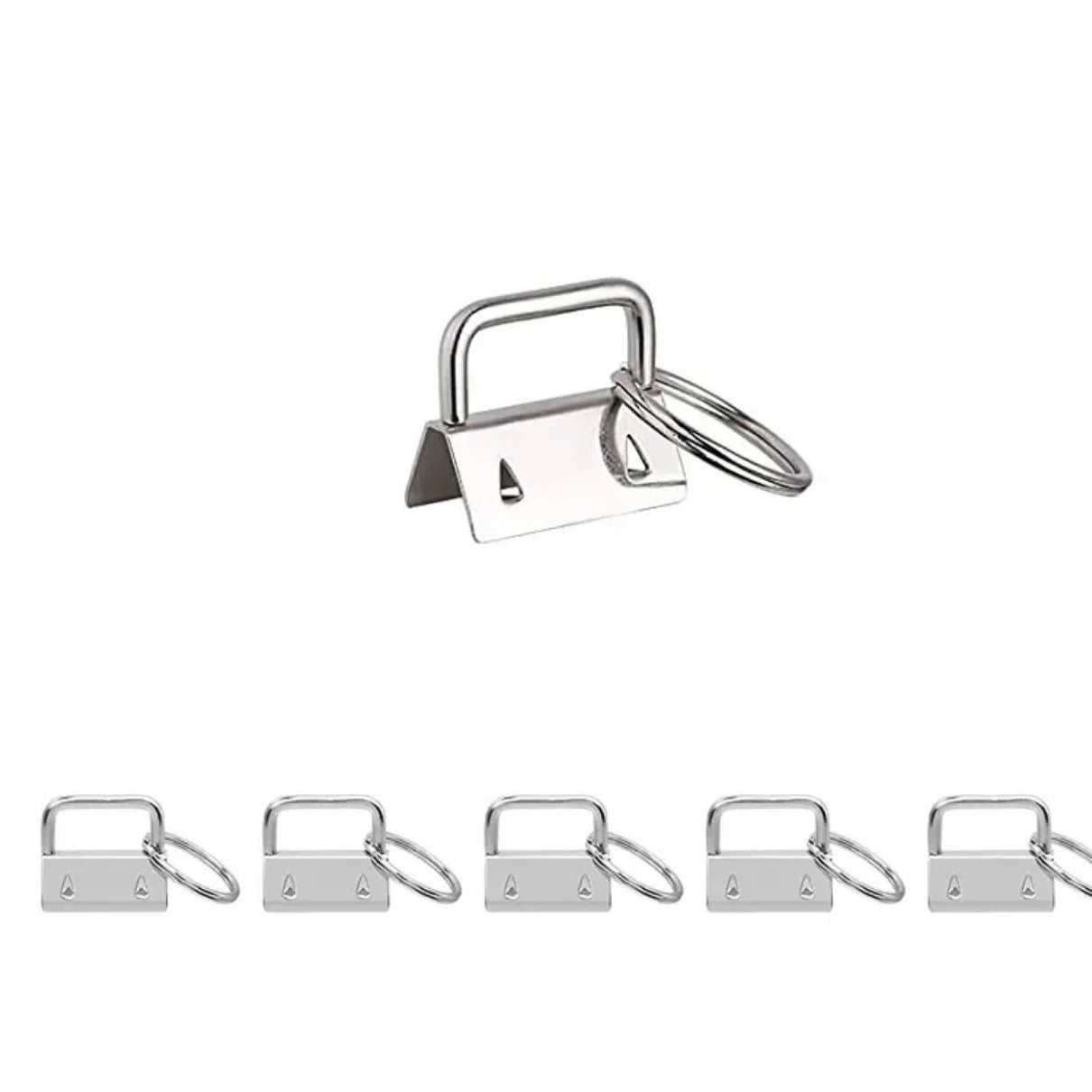 silver wristlet hardware