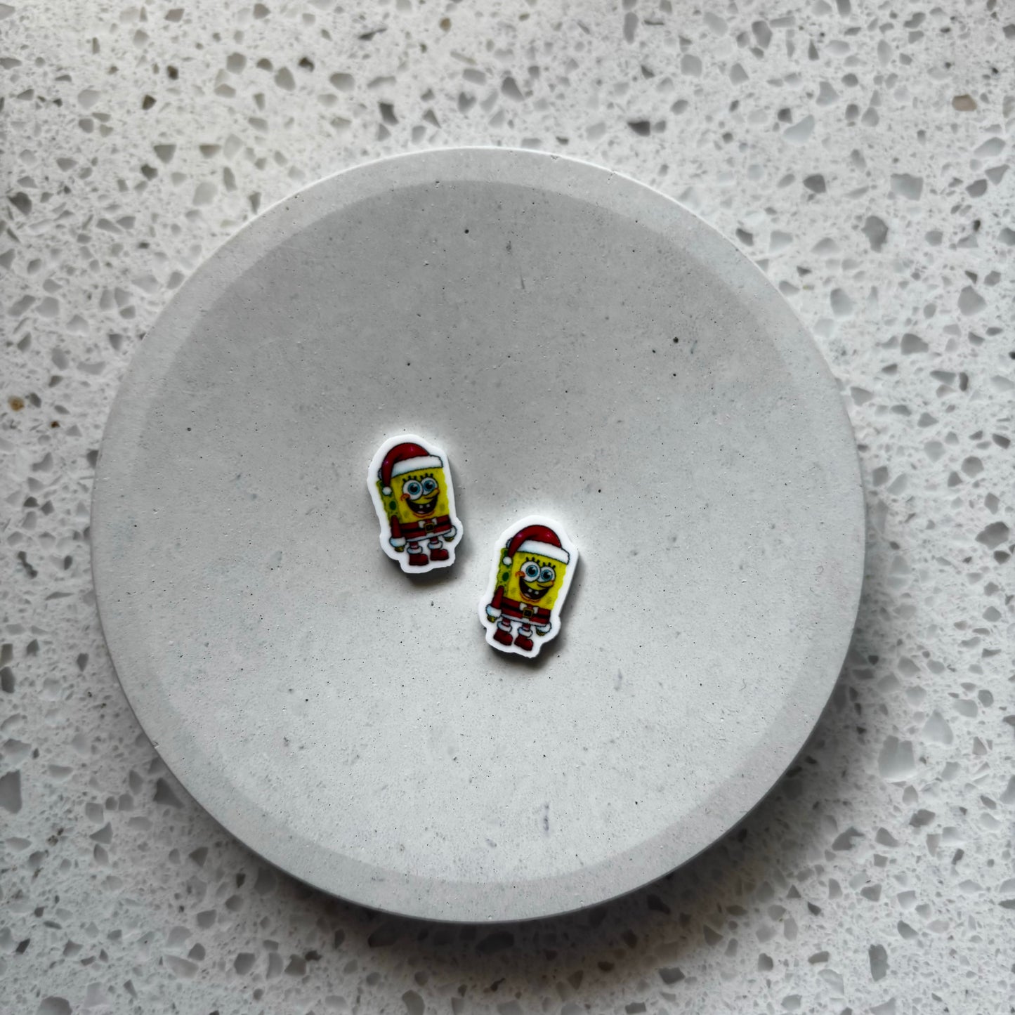 SpongeBob Christmas Planar Studs