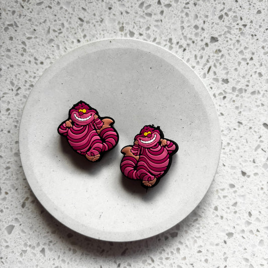 Pink Cat Silicone Beads - 2 Pack