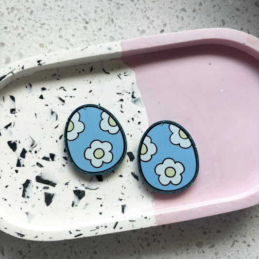 Blue Egg Dangles
