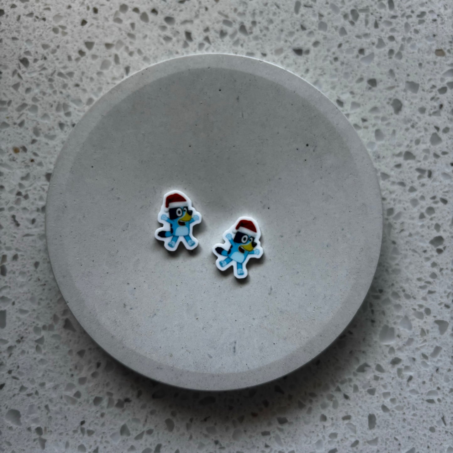 Bluey Christmas Planar Studs