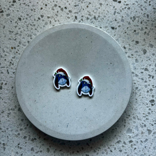 Eeyore Christmas Planar Studs