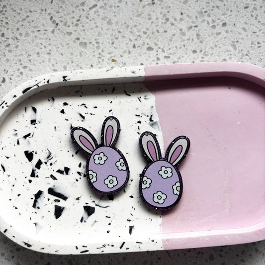 Purple Easter Dangles