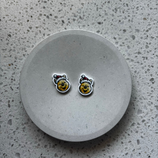 Winnie Christmas Planar Studs