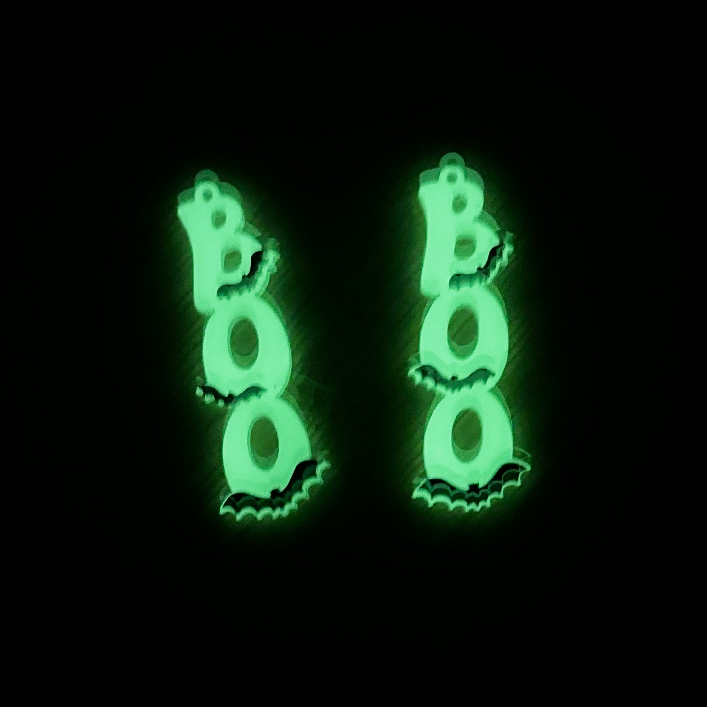 Glow In The Dark Boo Dangles