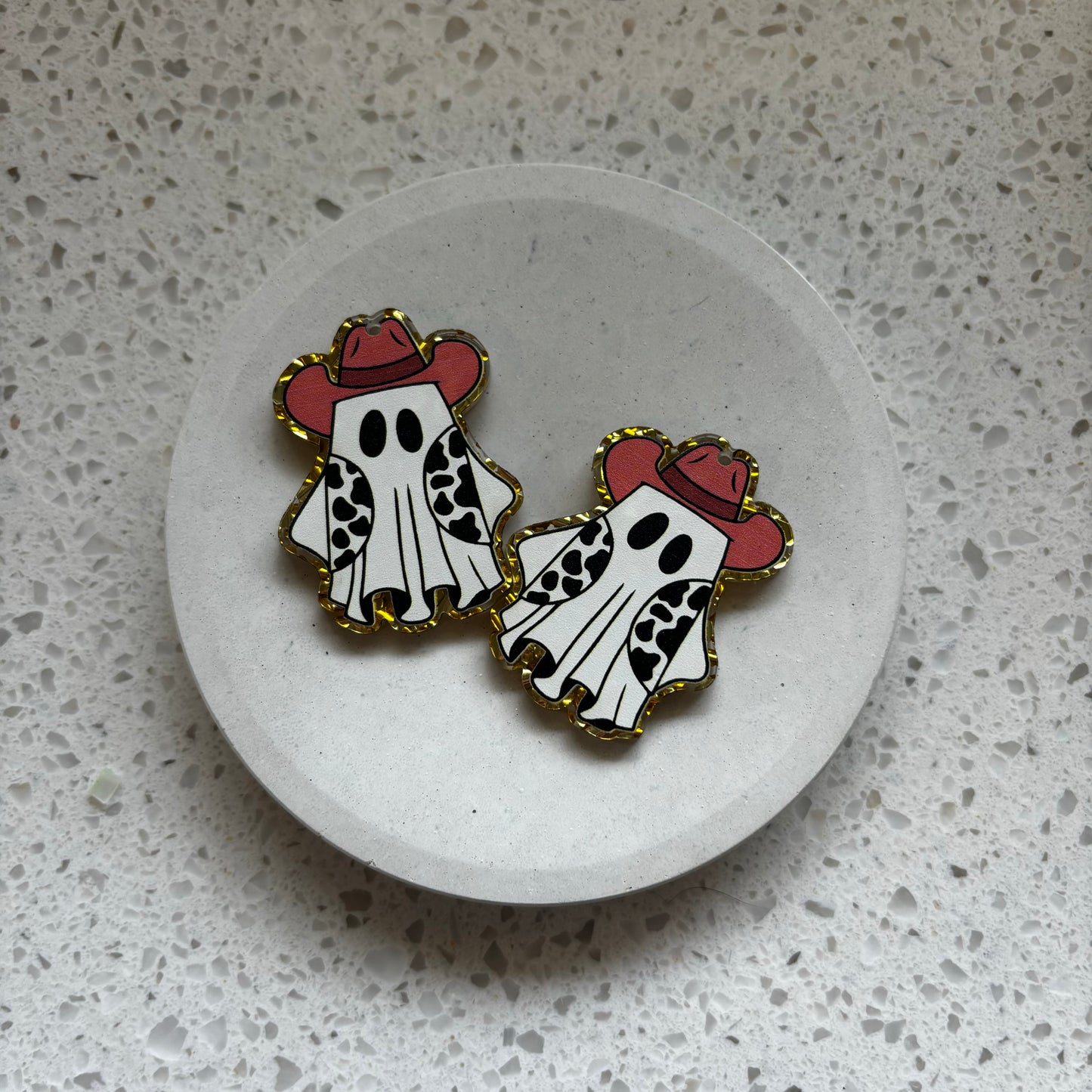 Cowboy Ghosts Dangles