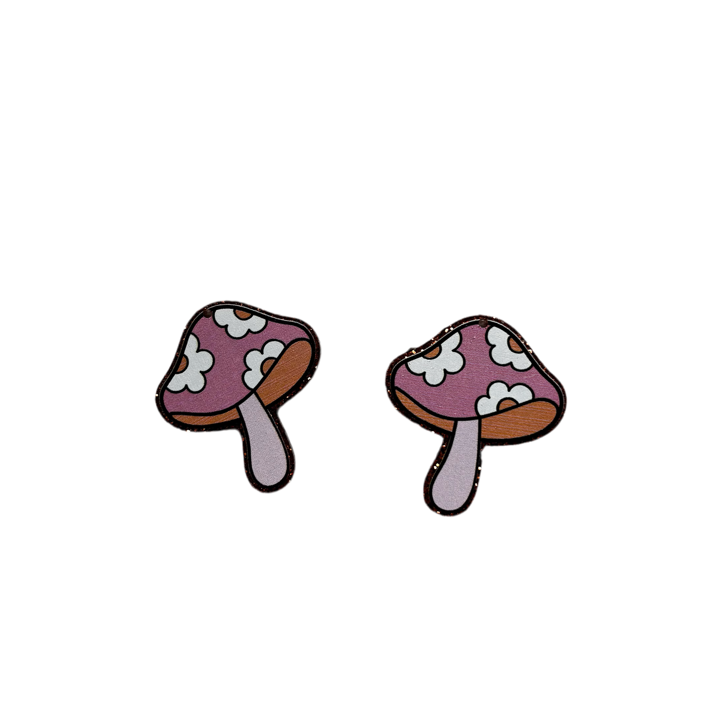 Mushroom Retro Dangles