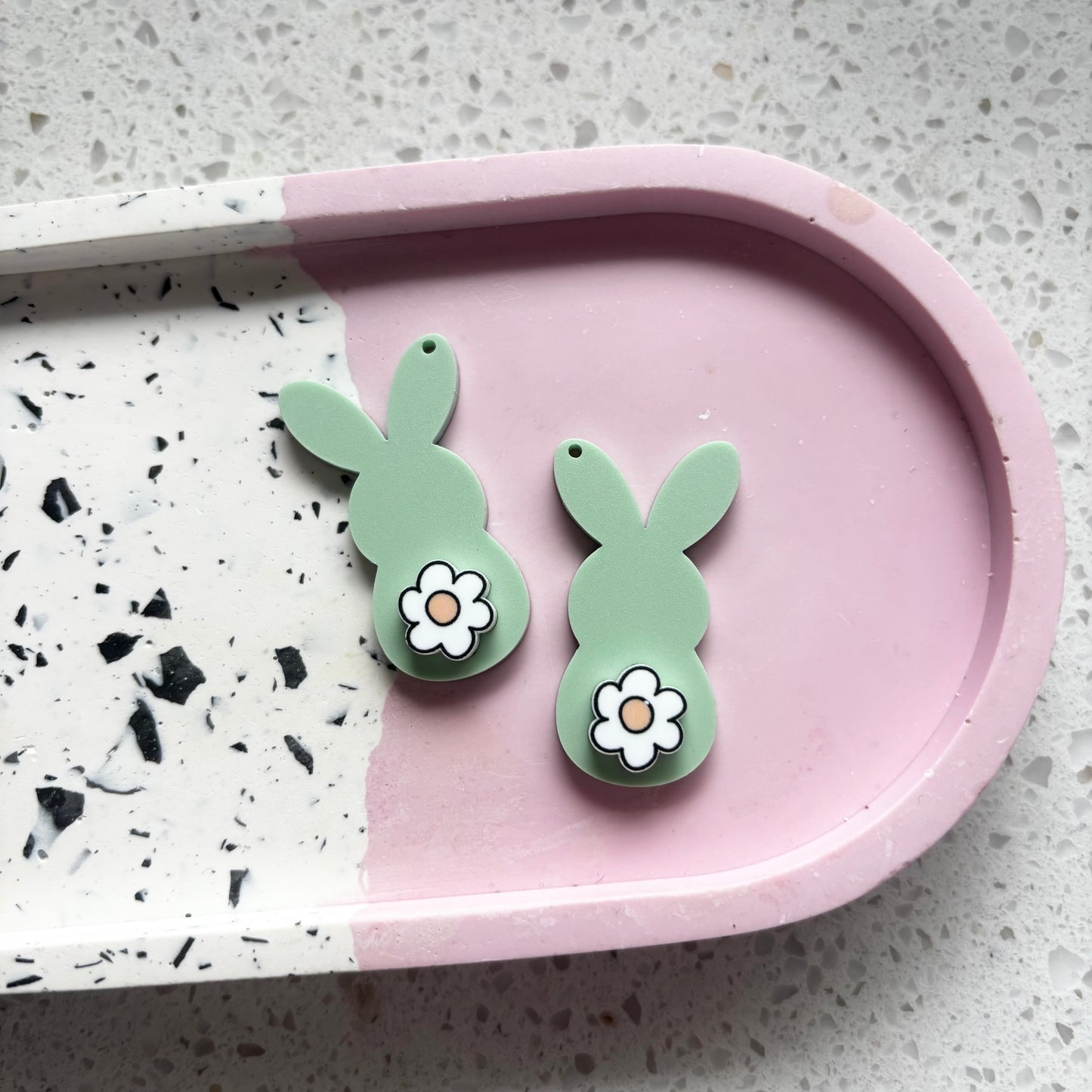 Sage Bunny Dangles