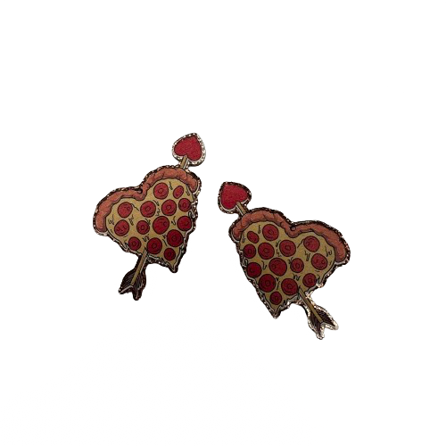 Pizza Valentine Dangles