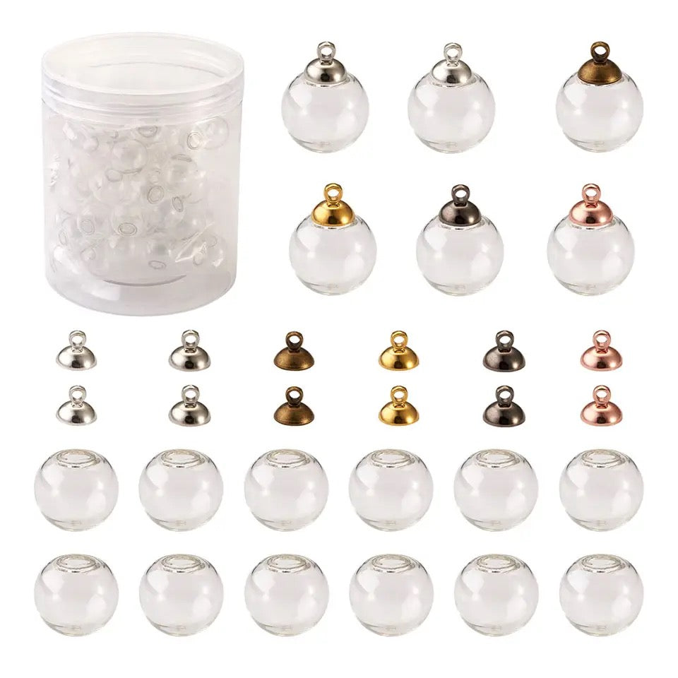 Clear Bauble Charms