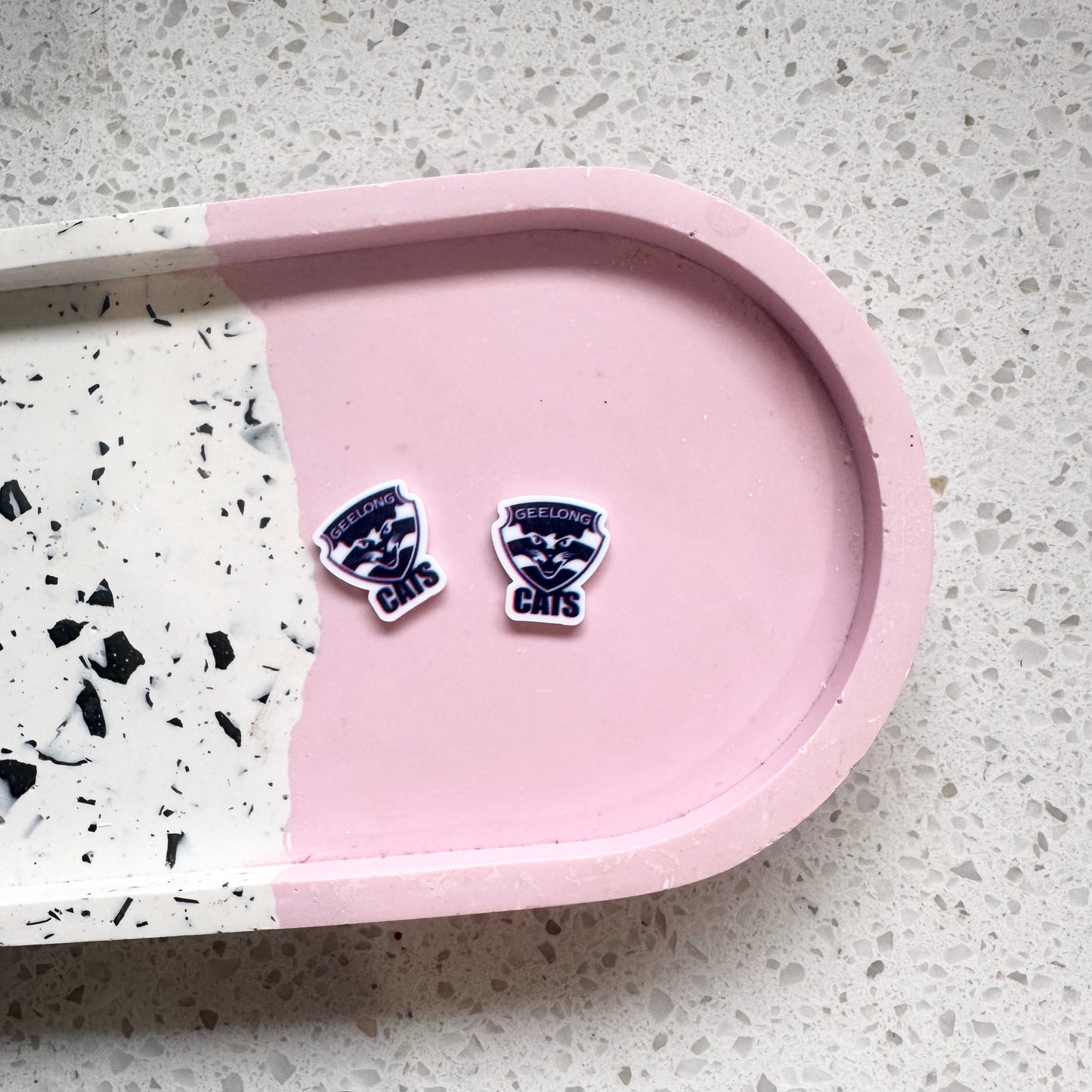 Geelong Cats Resin Planar Studs