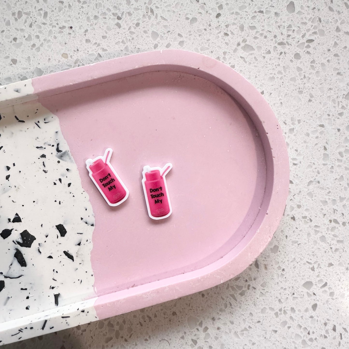 Pink Drink Bottle Planar Studs