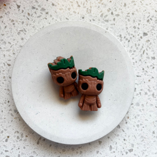 3D Groot Silicone Beads - 2 Pack