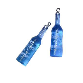 Blueberry Vodka Bottle Dangles