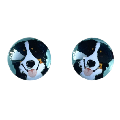 Border Collie Dome Studs