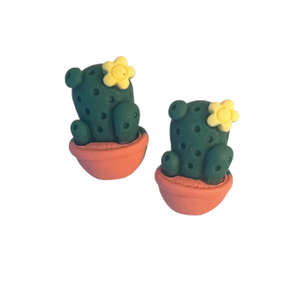 Cactus Flower Studs