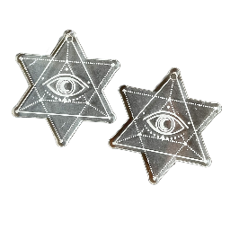 Engraved Star Dangles