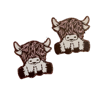 Highland Cow Dangles