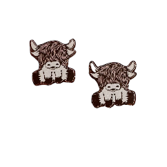 Highland Cow Studs