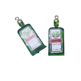 Green Alcohol Earrings