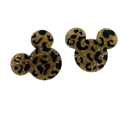 Minnie Leopard Dangles