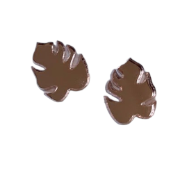 Monstera Leaf Earring Studs