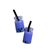 Light Purple Bubble Tea Dangles