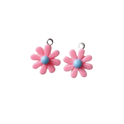 Pink Daisy Dangles