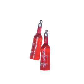 Raspberry Vodka Bottle Dangles