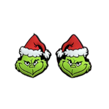 Grinch Silicone Beads - 2 Pack