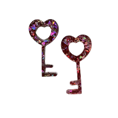 Valentine's Day Key Dangles