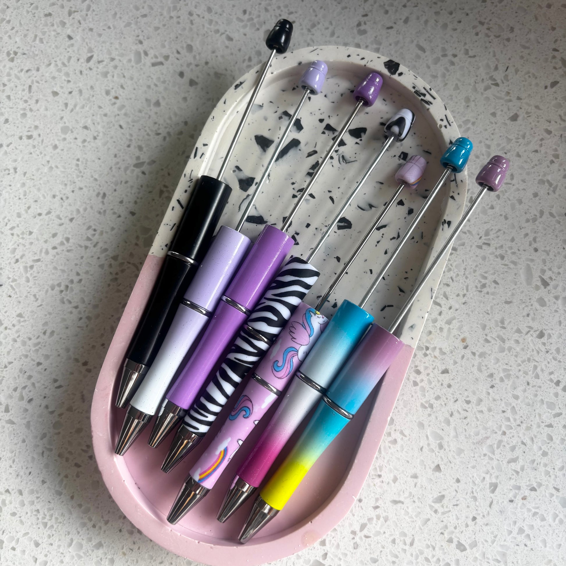 beaded pen blanks