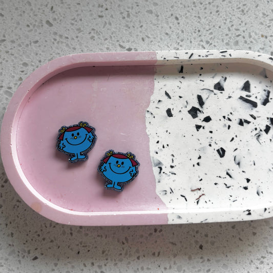 little miss giggles studs