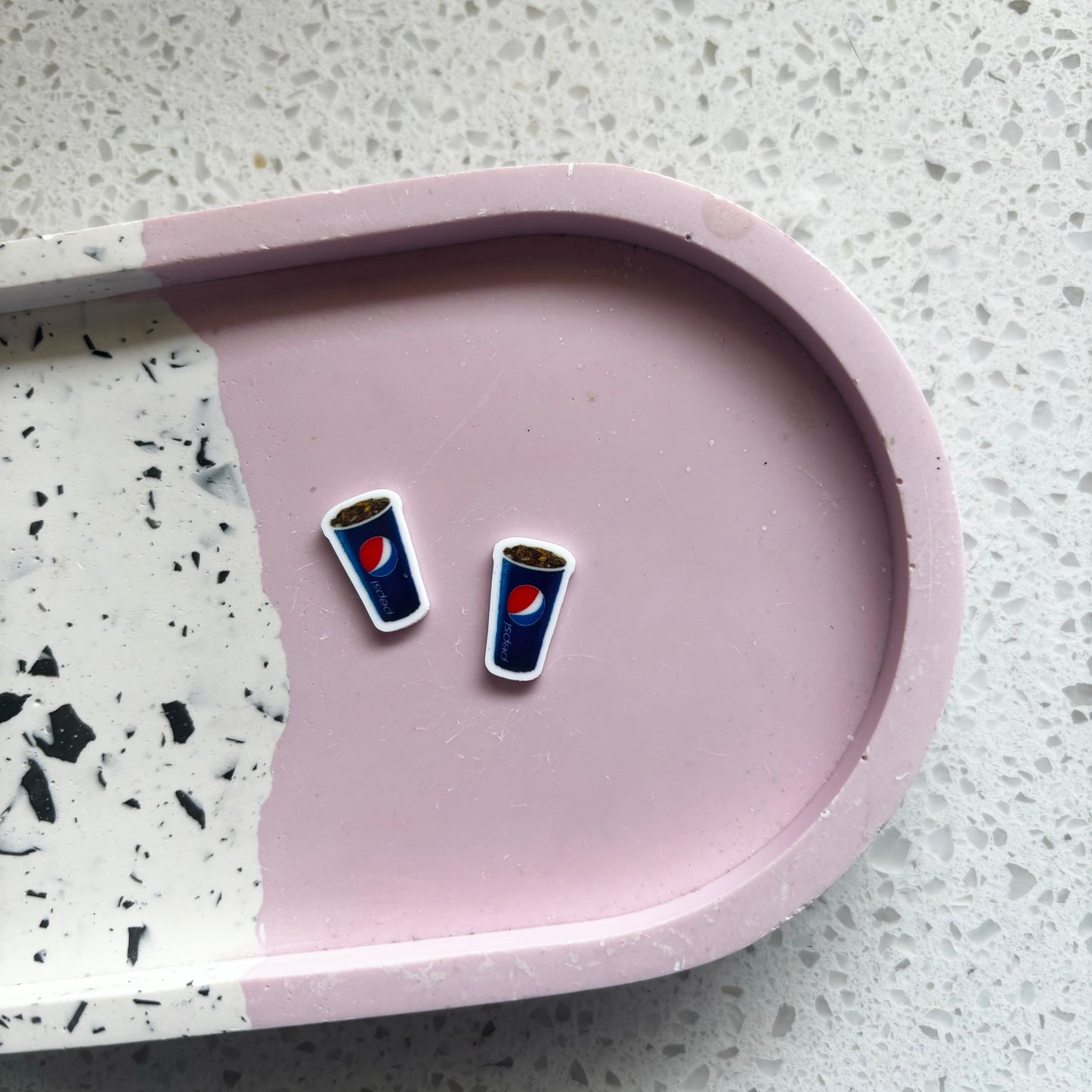 pepsi earring studs