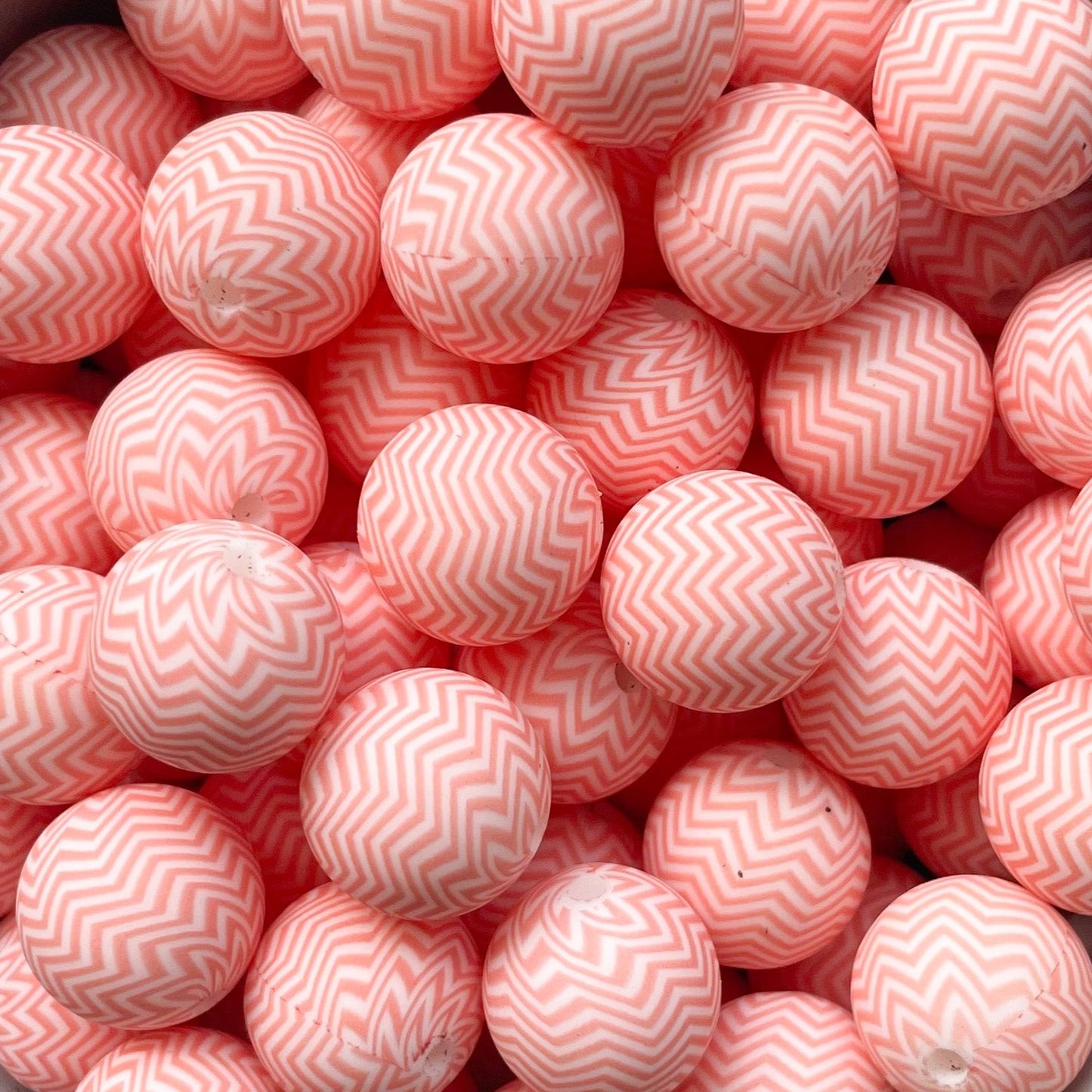 Coral Patterned - 15mm Round - 10 Pack