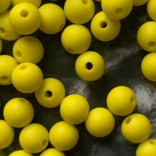 Lemon yellow - 9mm round - 10pack