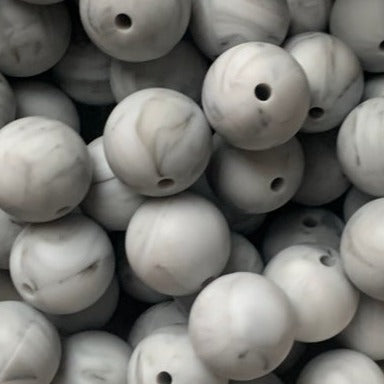 Marble - 15mm round - 10pack