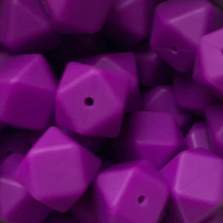 Dark purple - 17mm hexagon - 10pack