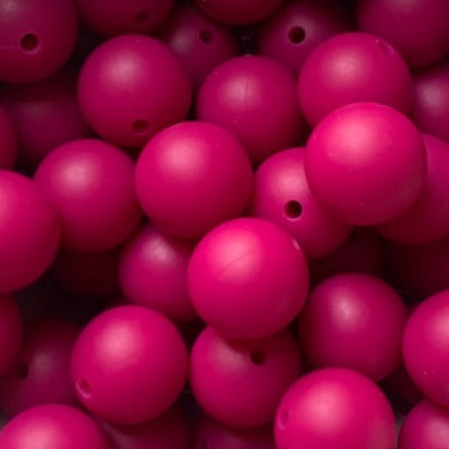 Raspberry - 15mm round - 10pack