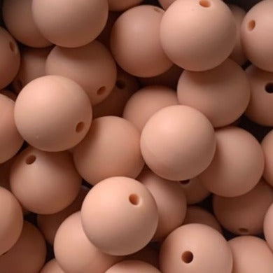 Peachy - 15mm round - 10pack