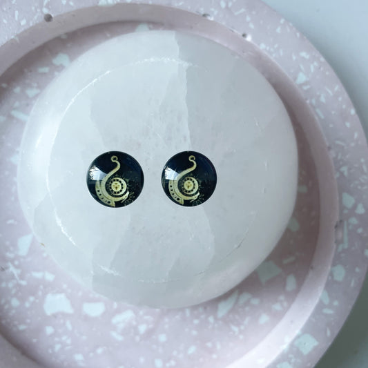 Star And Moon Dome Studs