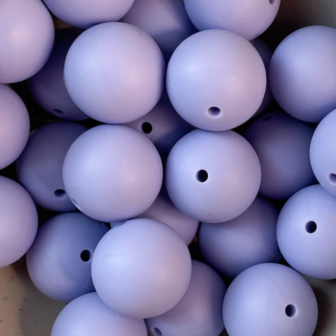 Dusty Purple - 19mm round - 10pack